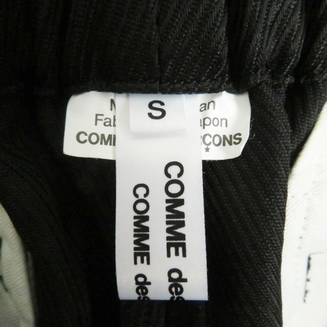 極美品□2021年製 COMME des GARCONS/コムデギャルソン RI-P001 ジョッパーズパンツ/イージーパンツ ブラック S 日本製 正規品 メンズ