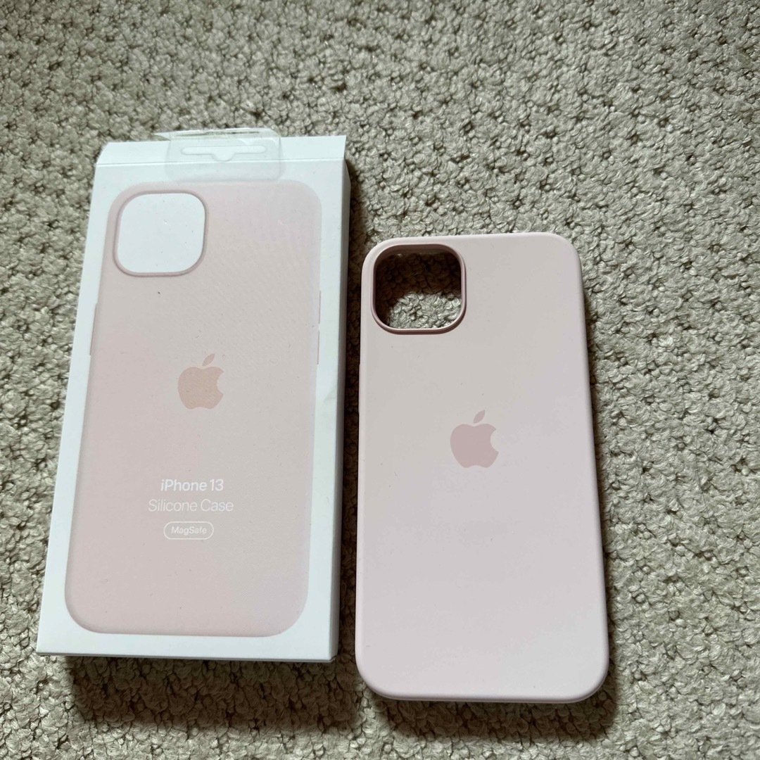 iPhone13 公式magsafe シリコンケース　ピンク色