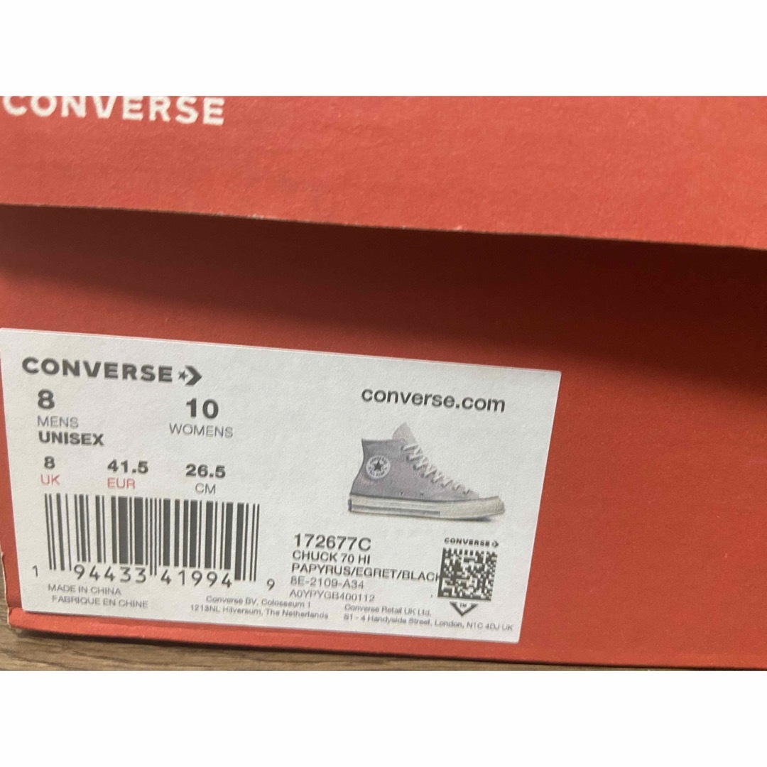 26.5cm converse  チャックテイラー　新品正規