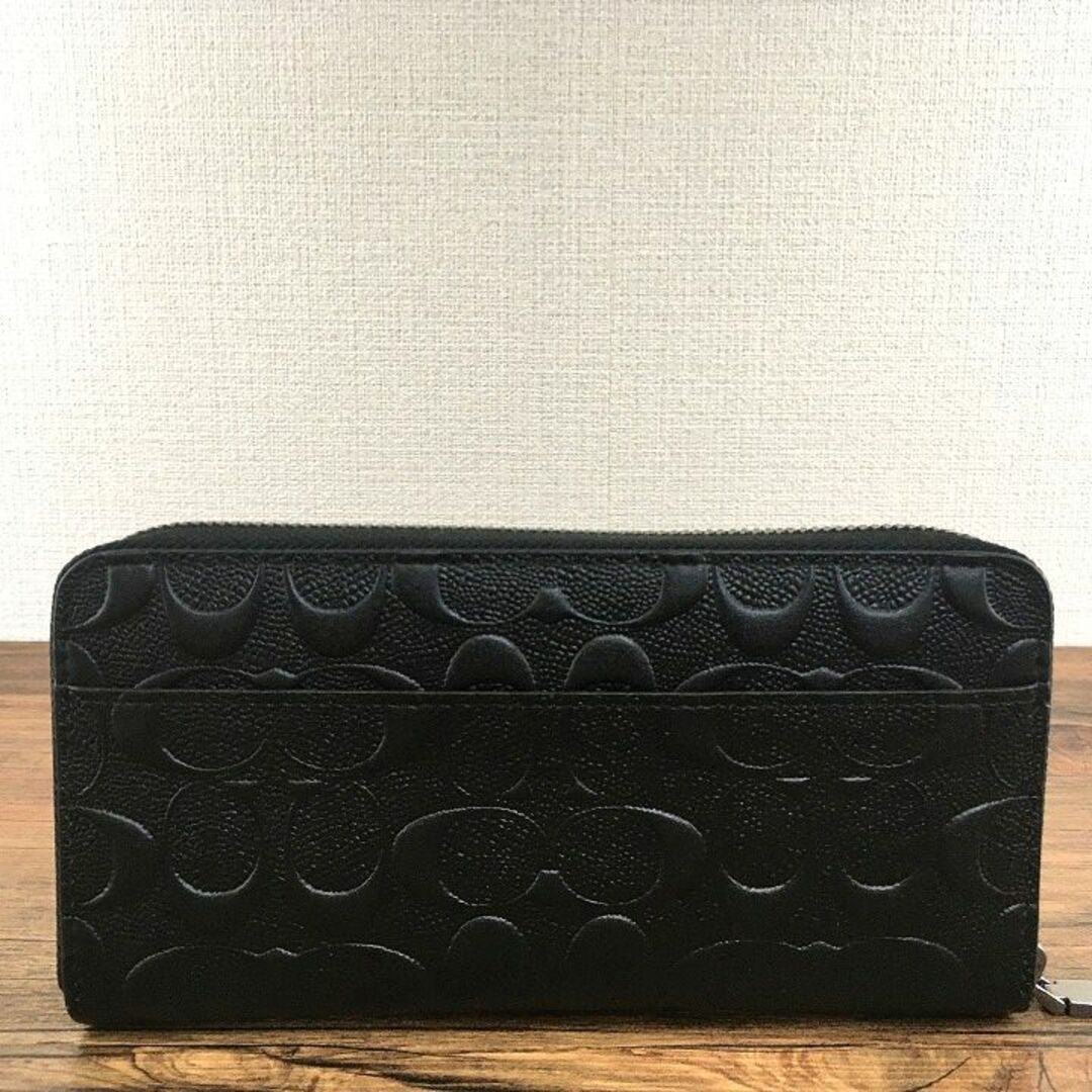 未使用品 COACH ジップウォレット ブラック 448