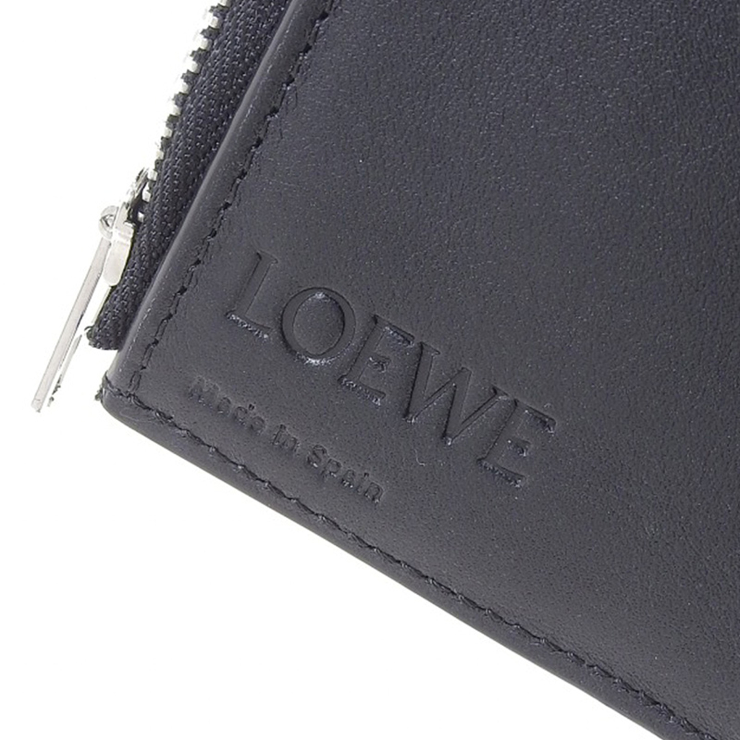 other(アザー)のロエベ LOEWE スモールバーティカルウォレット 三つ折り財布 コンパクトウォレット レザー ブラック C660S86 中古 新入荷 OBB0510 レディースのファッション小物(財布)の商品写真