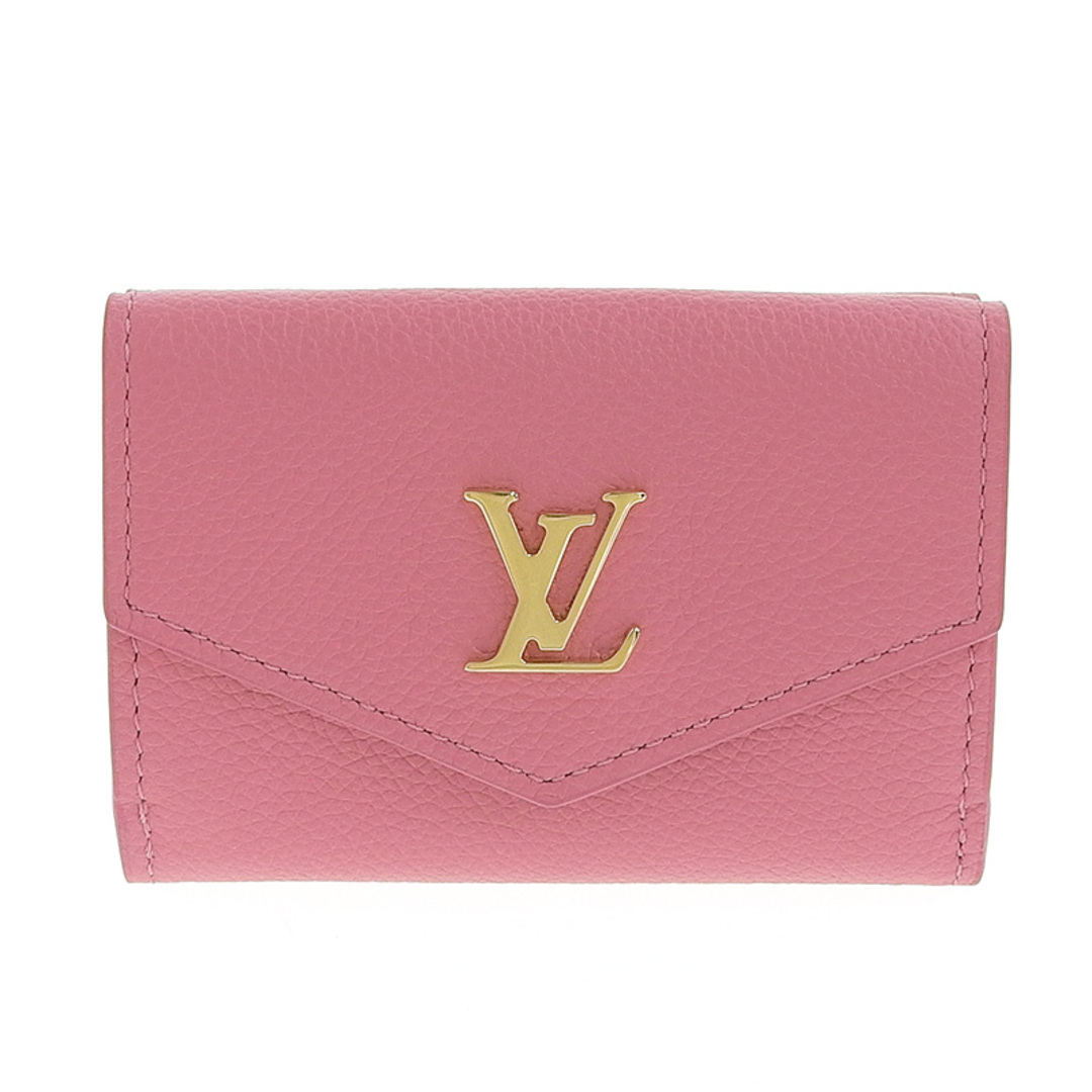 ルイヴィトン LOUIS VUITTON ポルトフォイユ ロックミニ 三つ折り財布 コンパクトウォレット トリヨン ピンク M80087  新入荷 LV1403