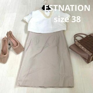 エストネーション(ESTNATION)のESTNATION ワンピース　size L(ロングスカート)