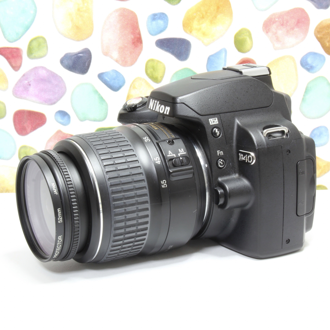 商品説明♥︎◇Nikon D40 ◇大人気一眼レフ♪ ◇標準レンズキット ◇スマホ転送♪