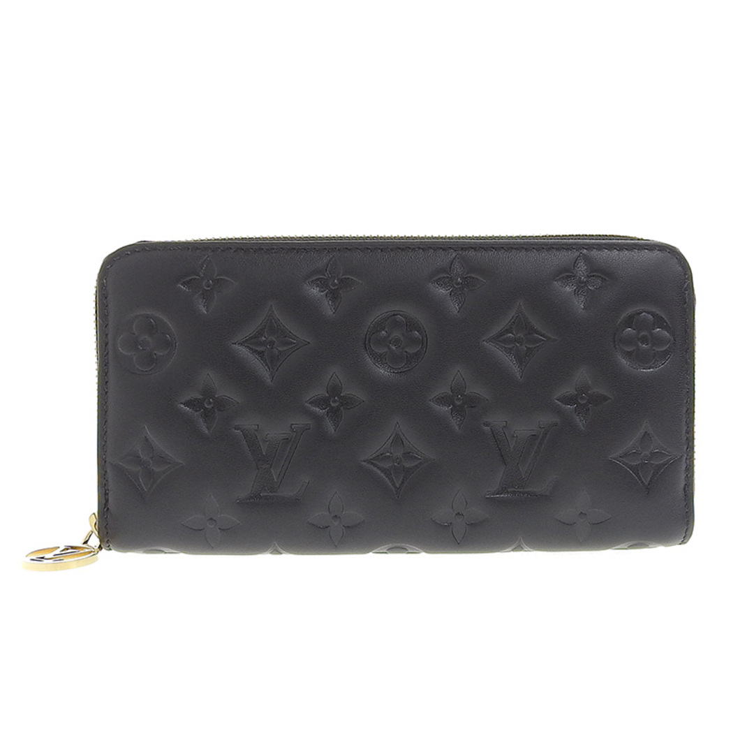 ルイヴィトン LOUIS VUITTON モノグラム エンボス ジッピー ウォレット