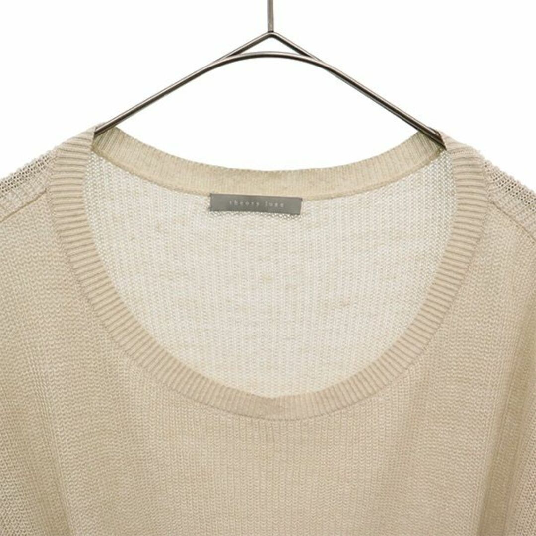 Theory luxe - セオリーリュクス リネンブレンド ニット 38 ベージュ