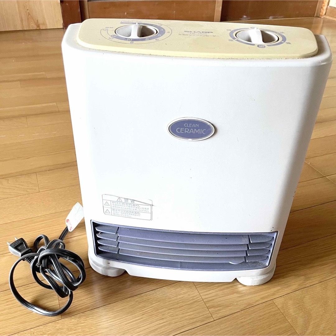 国産】 SHARP 加湿機能付 HX-H120-W シャープ セラミックファン 国産】 SHARP 加湿機能付 HX-H120-W シャープ セラミックファン