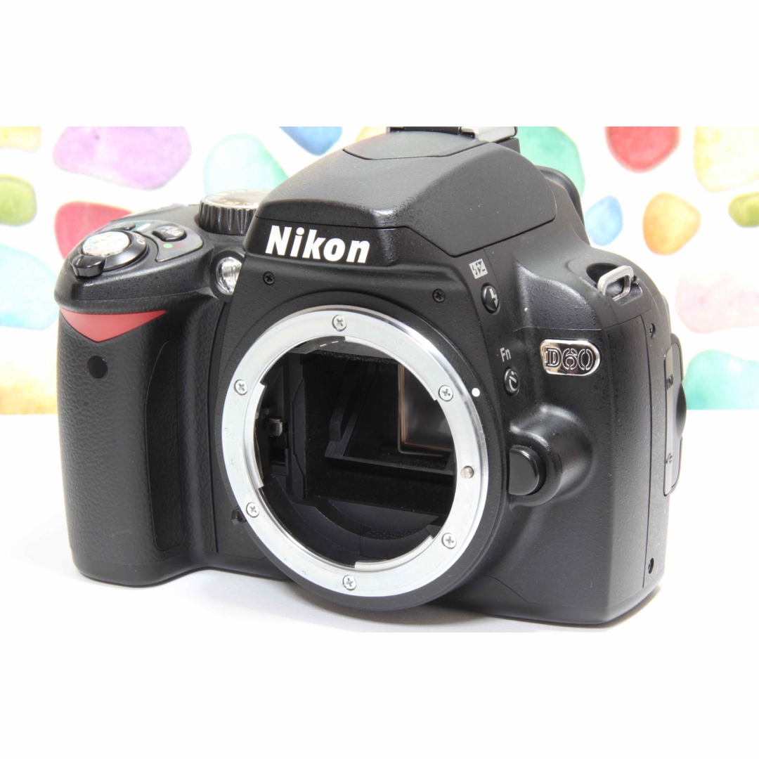 ♥︎◇NIKON D60 ◇迷ったらこのカメラ♪ ◇スマホ転送♪ ◇豪華レンズ