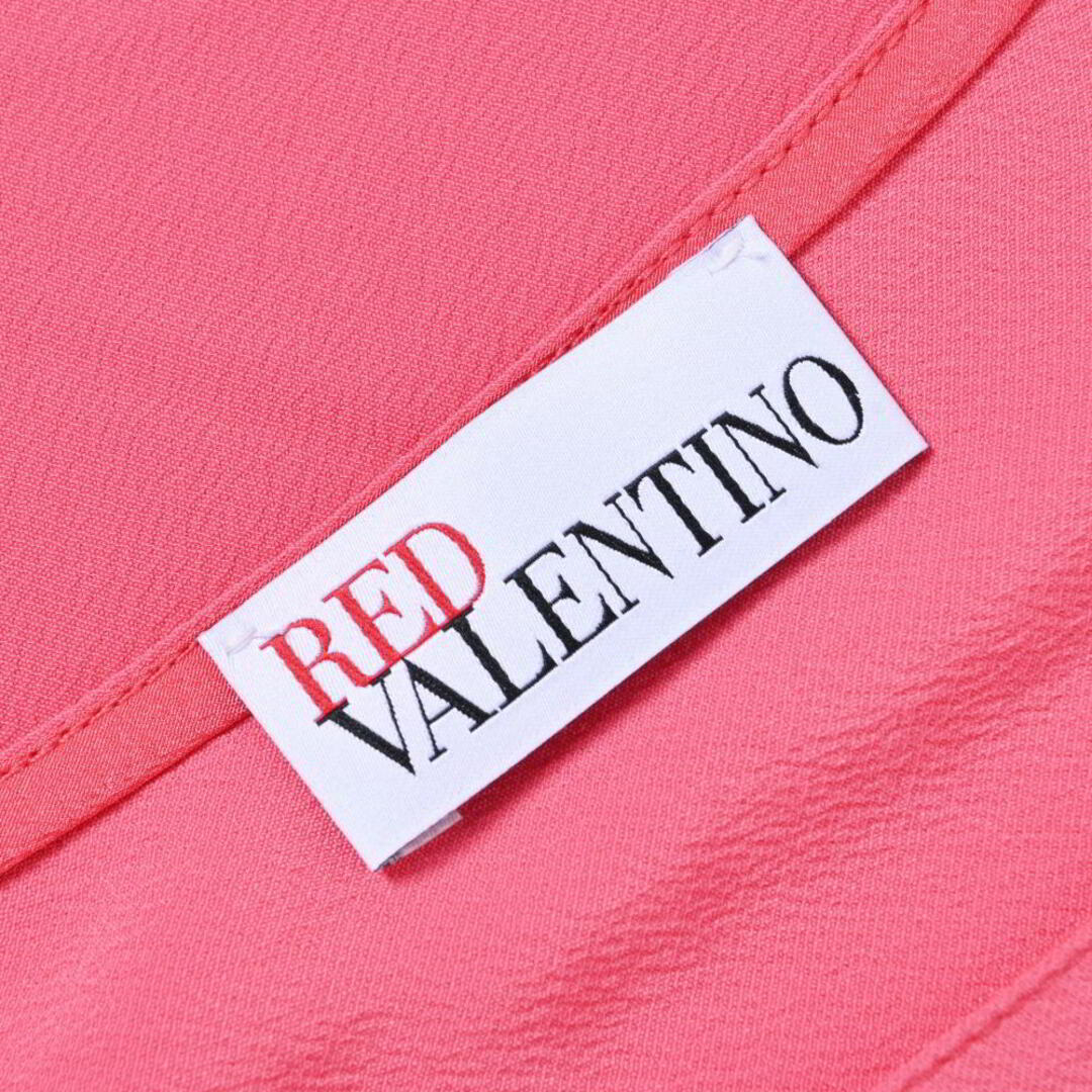 RED VALENTINO(レッドヴァレンティノ)のRED VALENTINO シルク混 フリル ワンピース レディースのワンピース(ひざ丈ワンピース)の商品写真