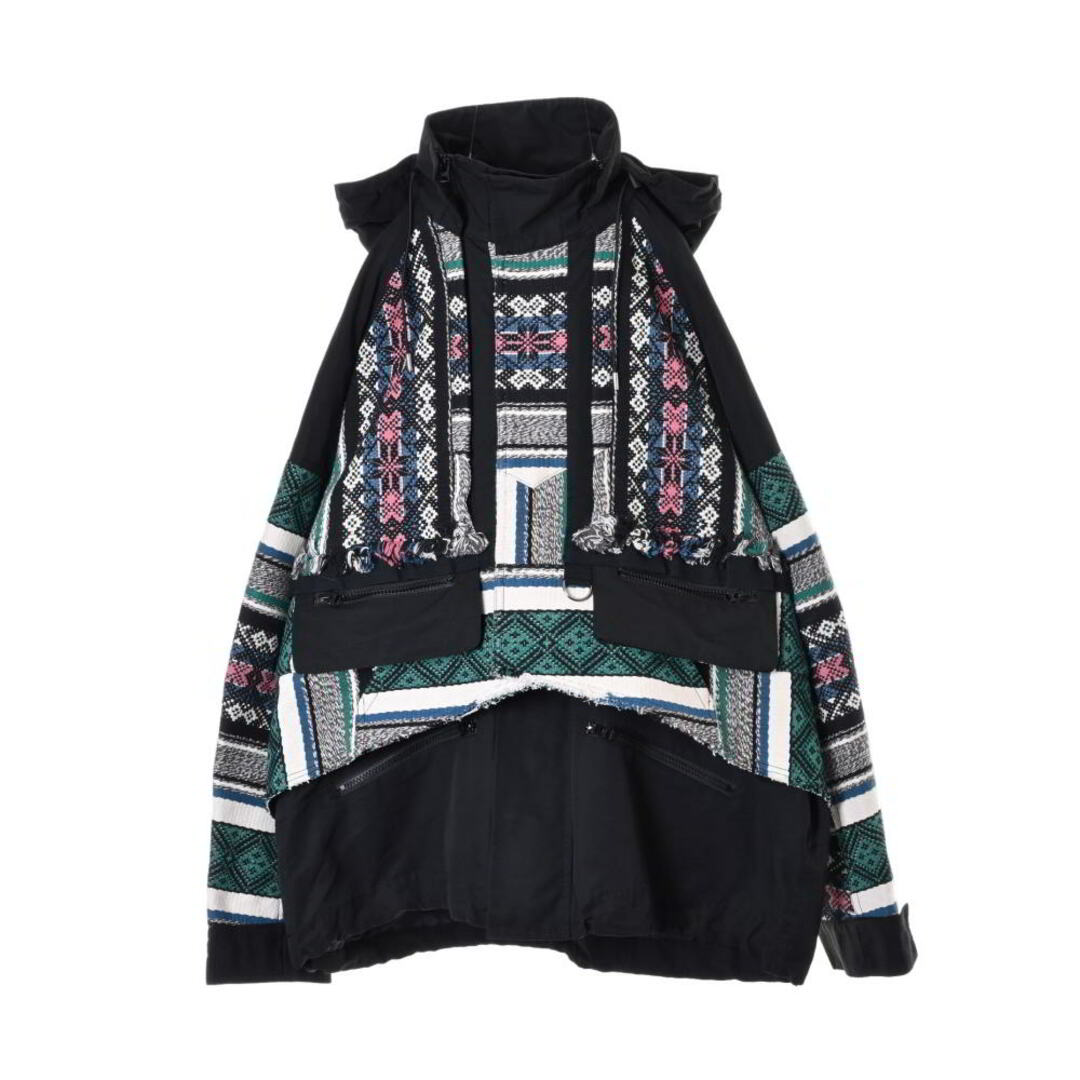 sacai ラグジャガードジャケット　美品