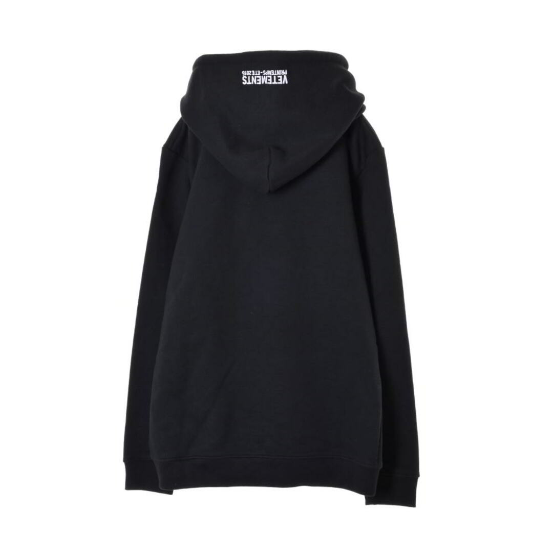 VETEMENTS】新品未使用 ユニセックス パーカー 黒 Mサイズ-