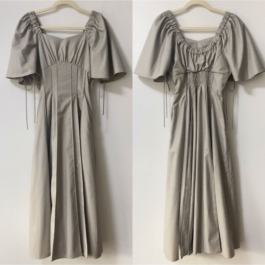 Her lip to(ハーリップトゥ)のherlipto All Day Long Pleated Dress レディースのワンピース(ロングワンピース/マキシワンピース)の商品写真