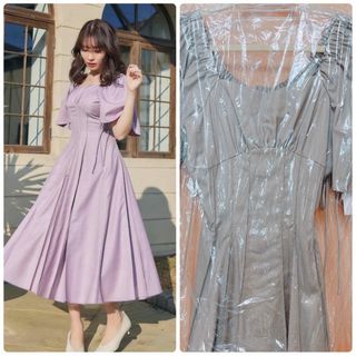 ハーリップトゥ(Her lip to)のherlipto All Day Long Pleated Dress(ロングワンピース/マキシワンピース)