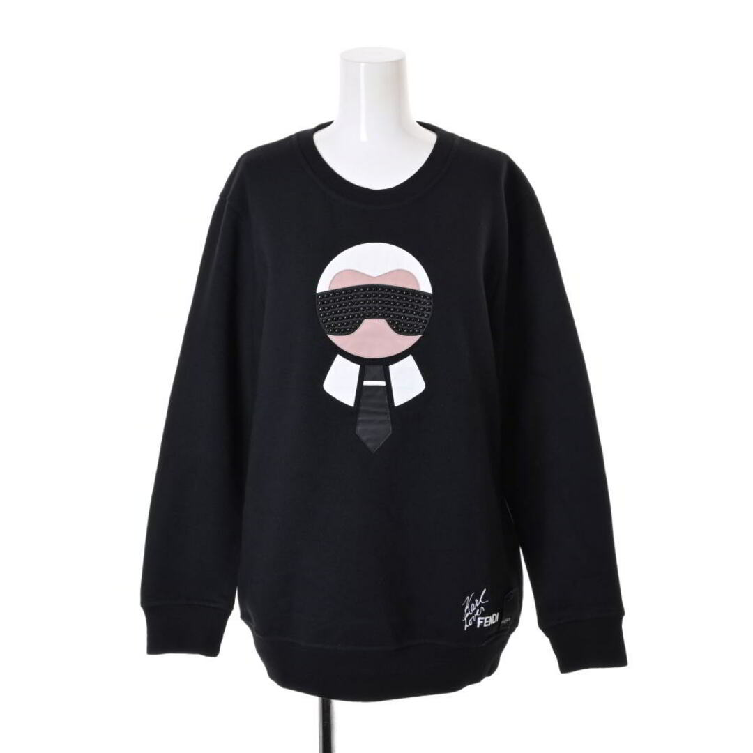 極美品✨フェンディ スウェット カールラガーフェルド バックロゴ L