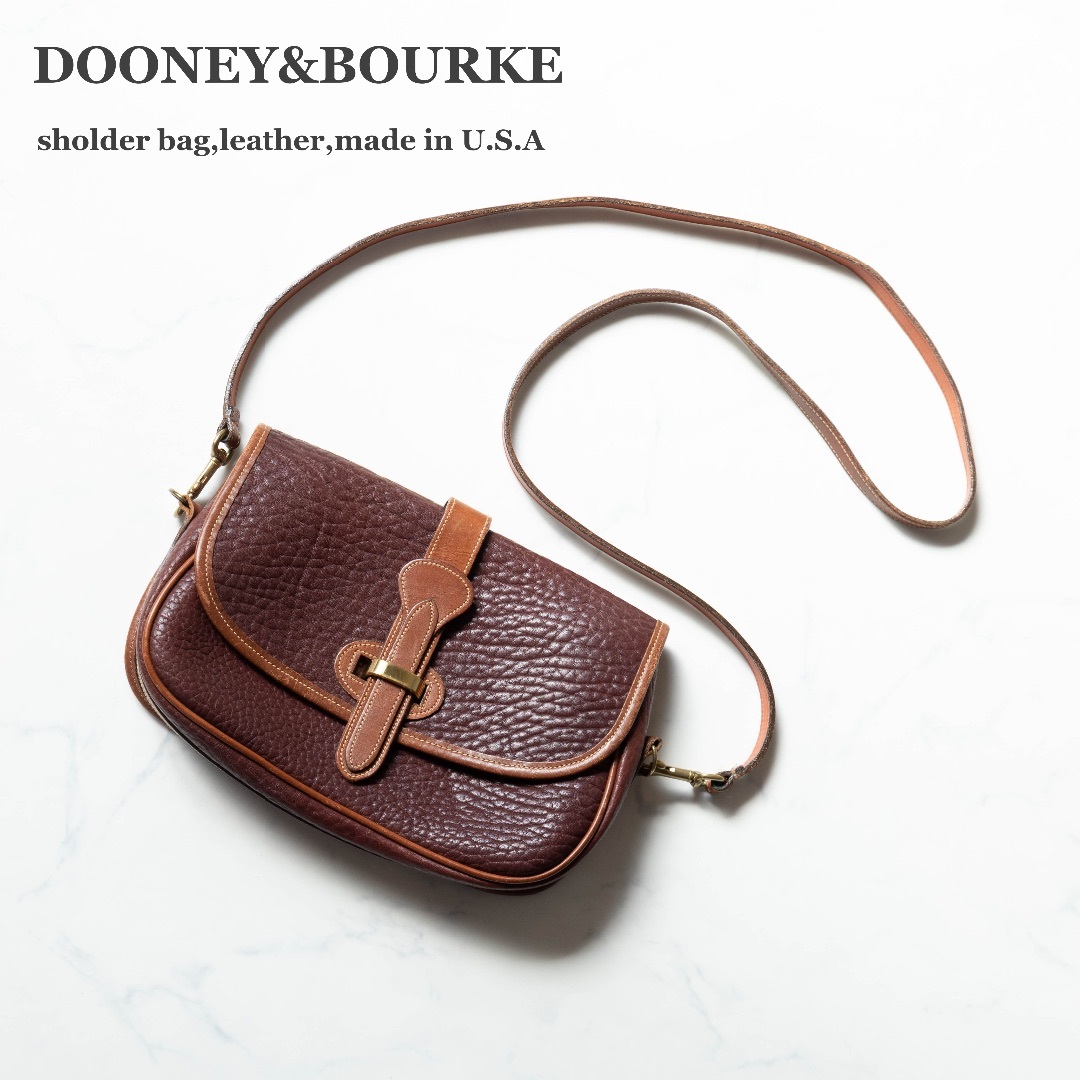 【DOONEY&BOURKE】レザー　ショルダーバッグ　アメリカ製　2way