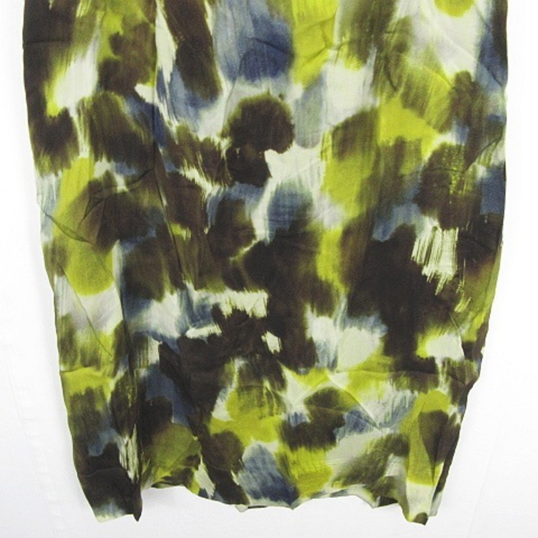 LOUNIE(ルーニィ)のルーニィ LOUNIE ワンピース 膝丈 半袖 38 ライトグリーン レディースのワンピース(ひざ丈ワンピース)の商品写真