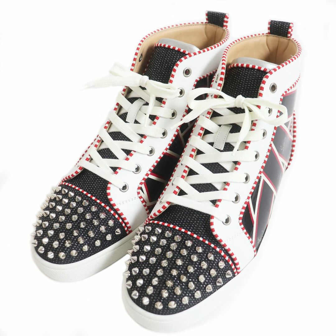 未使用 クリスチャンルブタン LOU SPIKES FLAT スニーカー