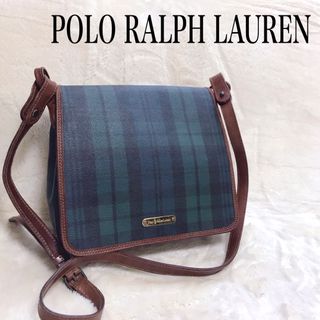 ポロラルフローレン(POLO RALPH LAUREN)の美品 POLO RALPH LAUREN ブラックウォッチ ショルダーバッグ (ショルダーバッグ)