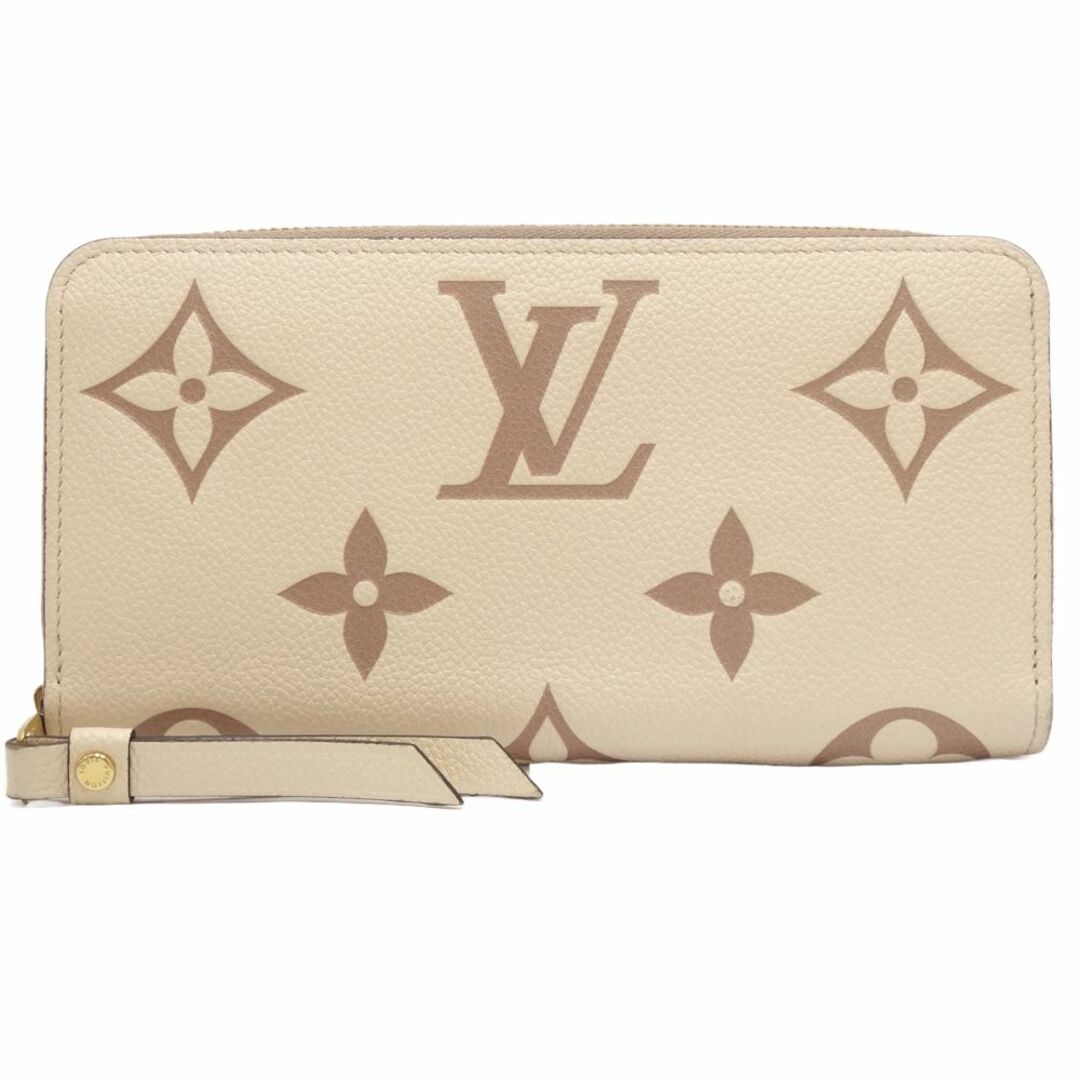 ルイ・ヴィトン LOUIS VUITTON ジッピーウォレット M80116 長財布 モノグラム バイカラー アンプラント クレーム  ボアドローズ / 083687