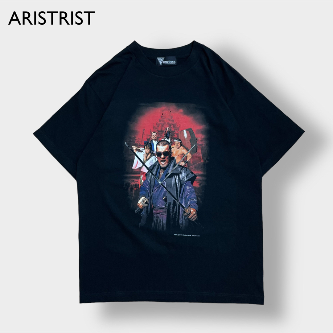 ARISTRIST(アリストトリスト)の【ARISTRIST】サイン入り パチンコ プロレス Tシャツ 蝶野 棚橋 古着 メンズのトップス(Tシャツ/カットソー(半袖/袖なし))の商品写真