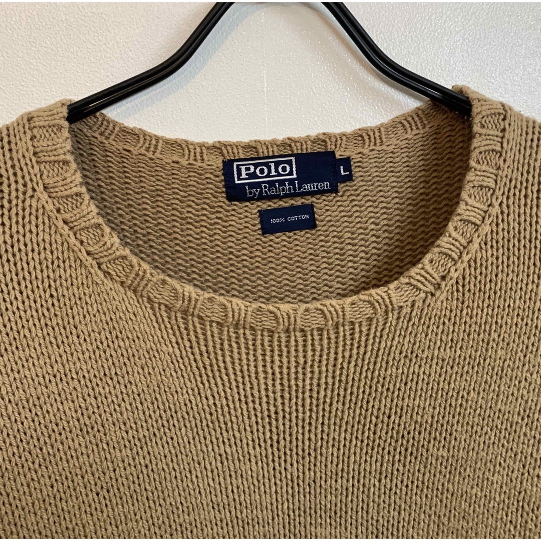 POLO RALPH LAUREN VINTAGE 90s コットンニット L