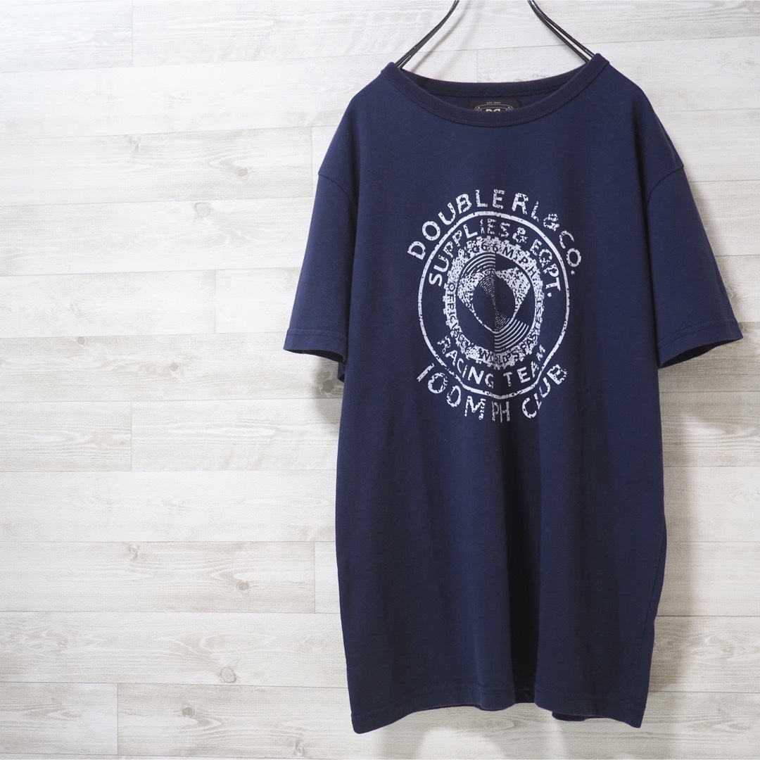 RRL(ダブルアールエル)のRRL 10SS “100 MPH Club” S/S Tee-L メンズのトップス(Tシャツ/カットソー(半袖/袖なし))の商品写真