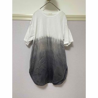 ログウッド染め　Tシャツ　未使用　水通し済み(Tシャツ(半袖/袖なし))