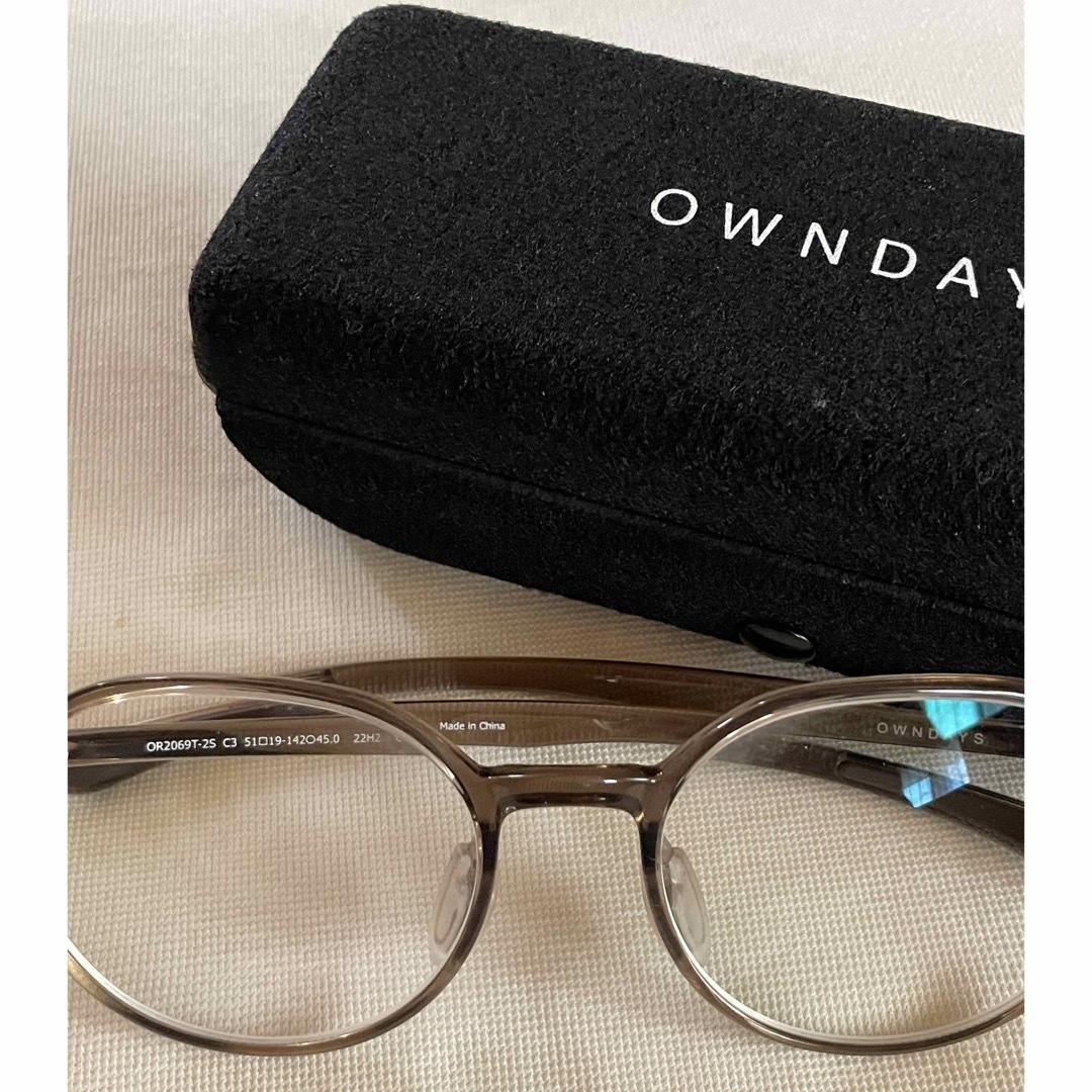 【今季】OWNDAYS◆クラウンパント◆軽量設計＆ずれにくいメガネ レディースのファッション小物(サングラス/メガネ)の商品写真