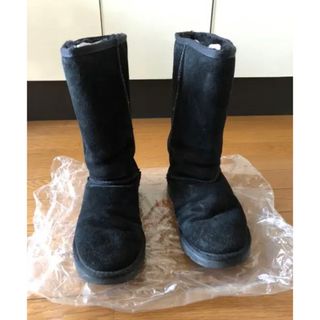 UGG   ブーツ　黒　24センチ(ブーツ)