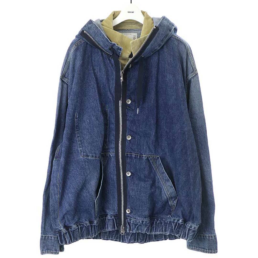 サカイ 23SS Hooded Blouson デニムフーデッドブルゾン