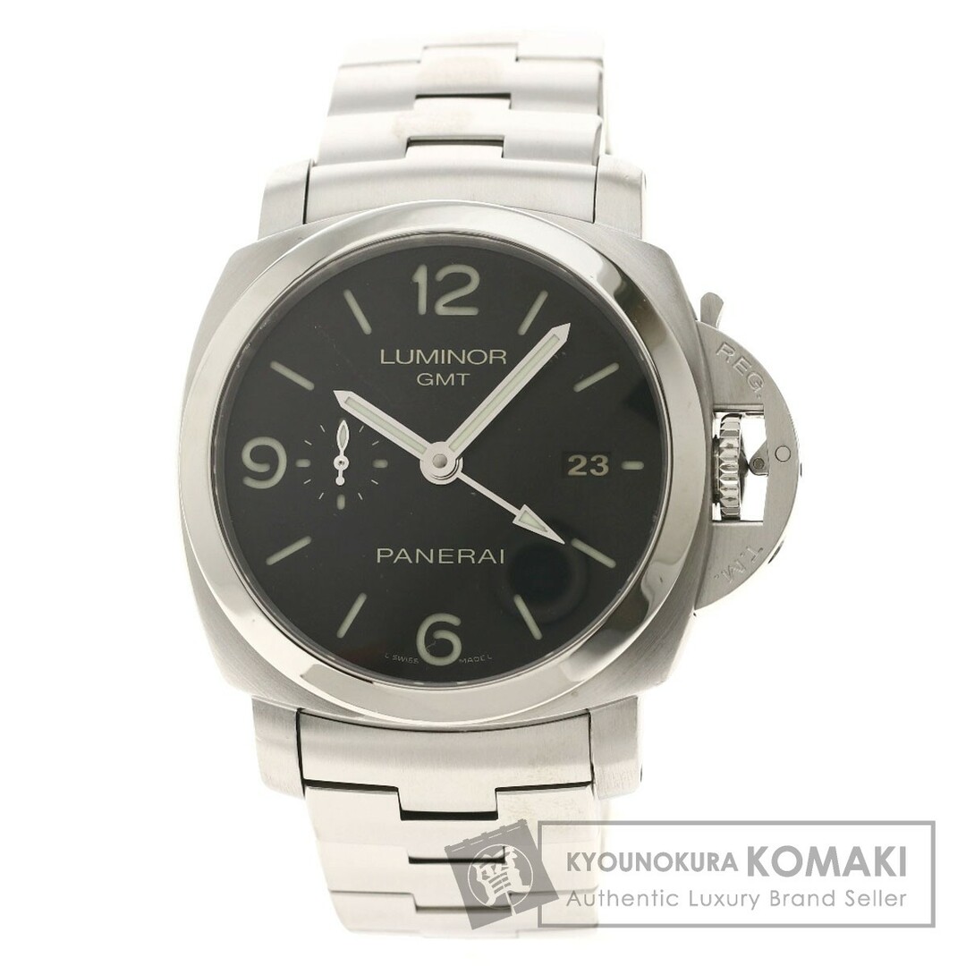 PANERAI PAM00329 ルミノール 1950 3デイズGMT 44mm  腕時計 SS SS メンズ