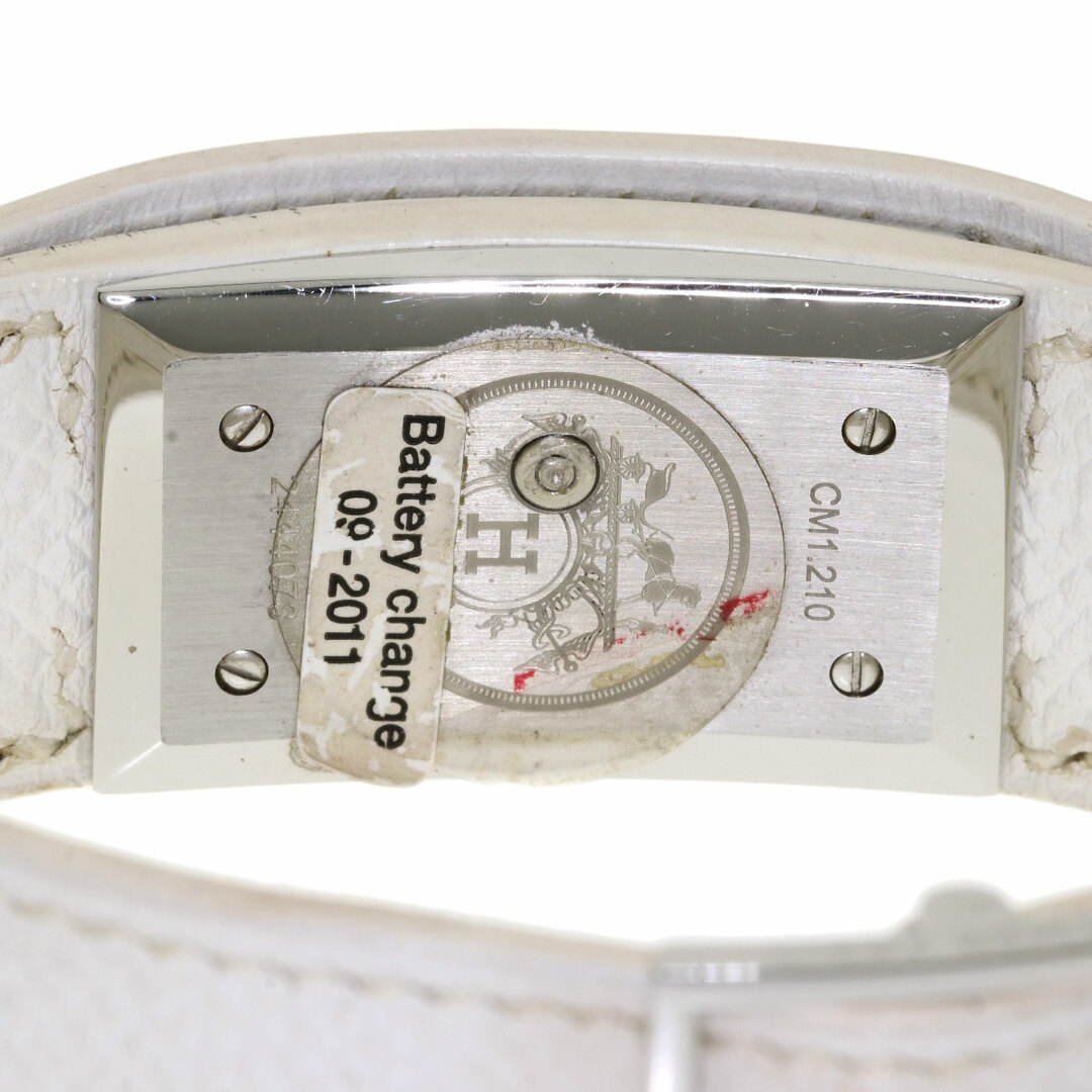 HERMES CM1.210 シェルシュミディ  腕時計 SS 革 レディース