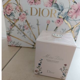 クリスチャンディオール(Christian Dior)の新品未開封 ミスディオール キャンドル後ろの箱付(キャンドル)