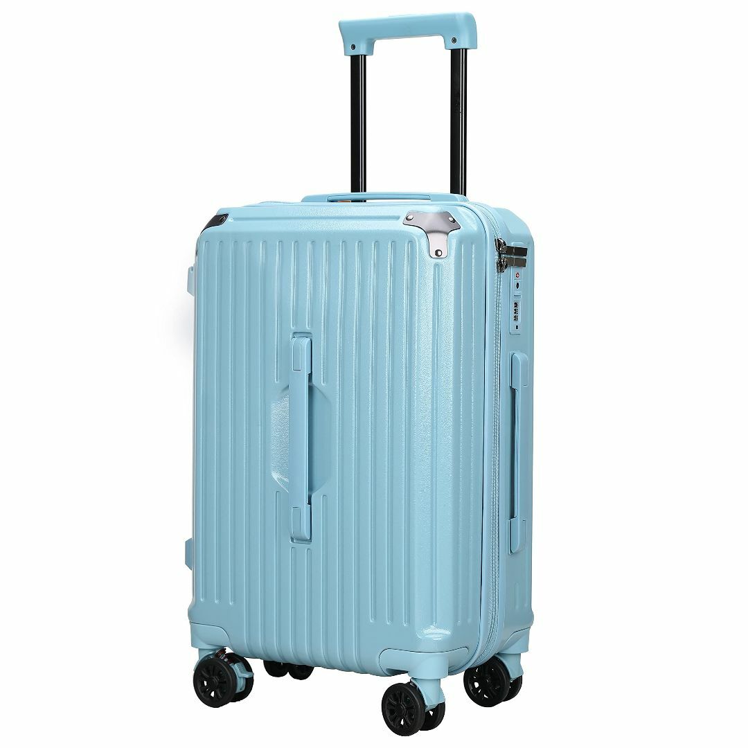 【色: Blue】Oritatanda 大容量 荷物 トロリースーツ スーツケー