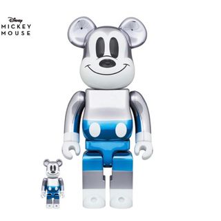 ベアブリック(BE@RBRICK)の専用 メディコムエキシ23 フラグメント  ミッキー 100&400 2個(フィギュア)