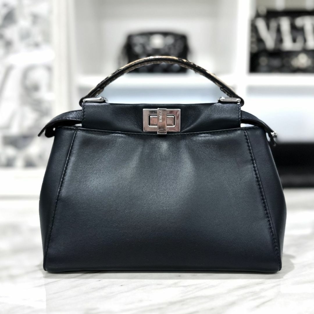 ✨美品✨レア✨FENDI フェンディ ピーカブー パイソン モンスター 2way