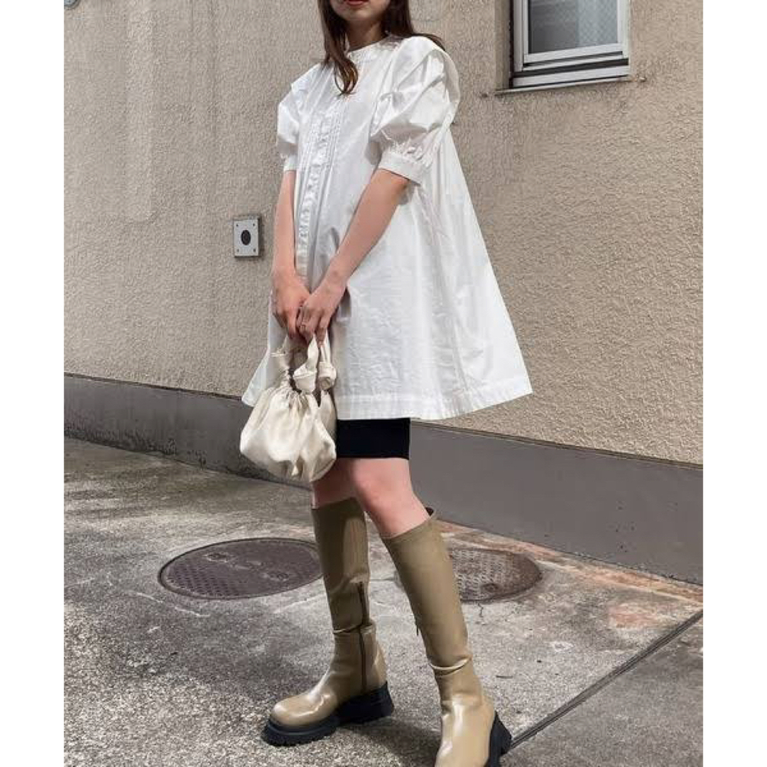 ameri 2WAY TUCK SLEEVE TUNIC SHIRT | フリマアプリ ラクマ