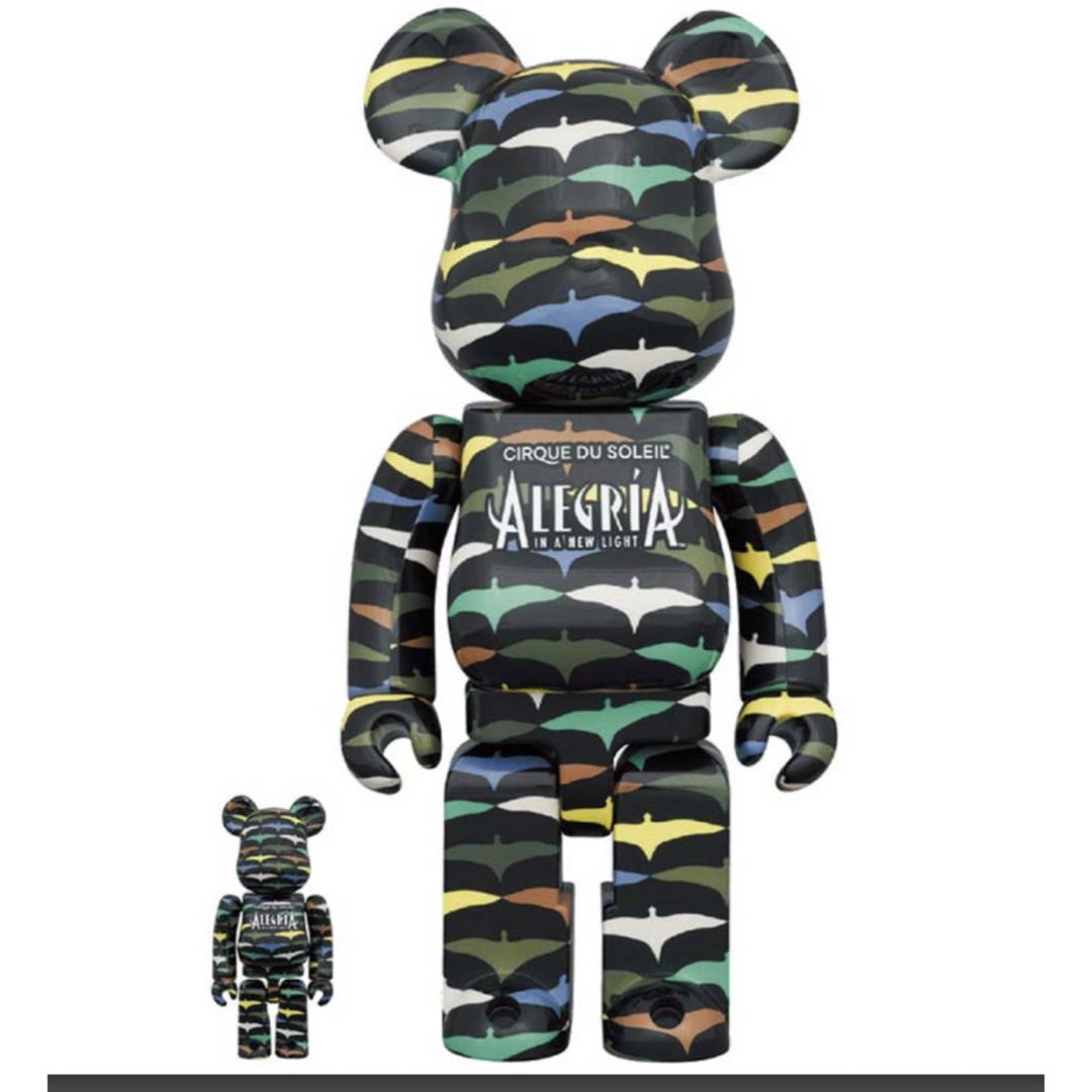 BE@RBRICK ALEGRIAアレグリア-100% & 400%【2set】約28センチ約7センチ