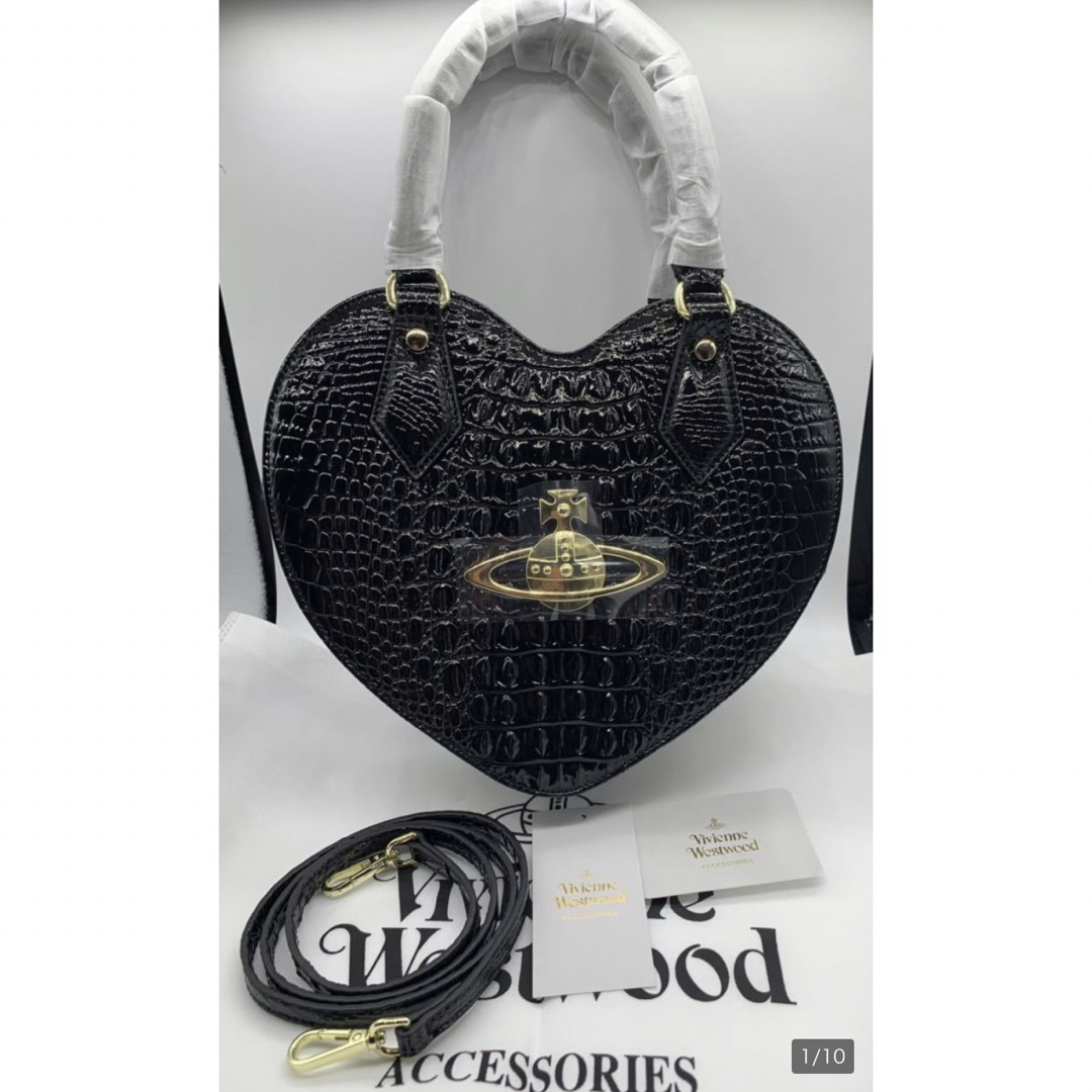 Vivienne Westwood ハート型 バッグ クロコ調アウトレット品 | www.esn