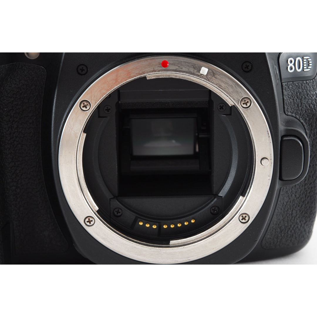 Canon - 【保証付き】 Canon EOS80D標準&望遠&単焦点トリプルレンズ 