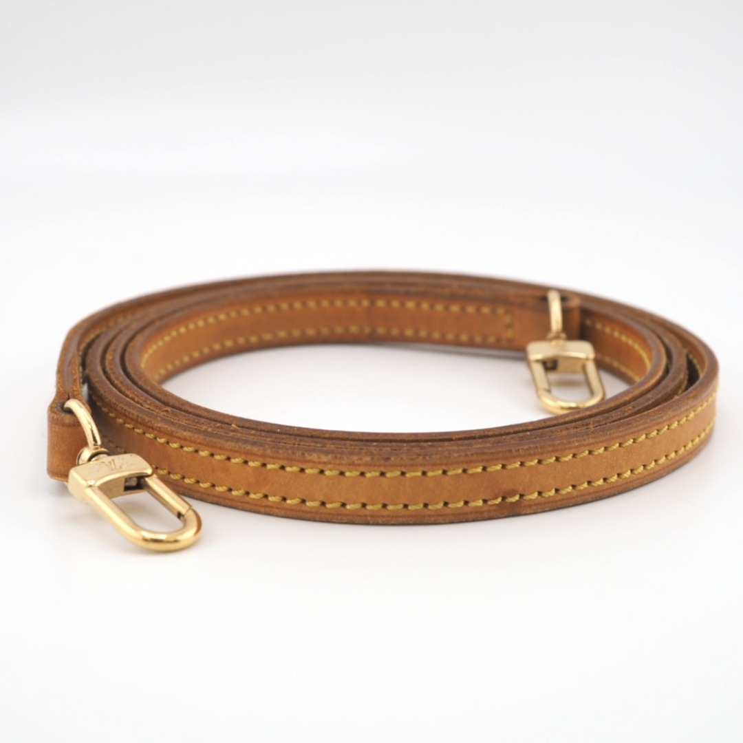 ルイヴィトン LOUIS VUITTON ショルダーストラップ ヌメ革 ブラウン-