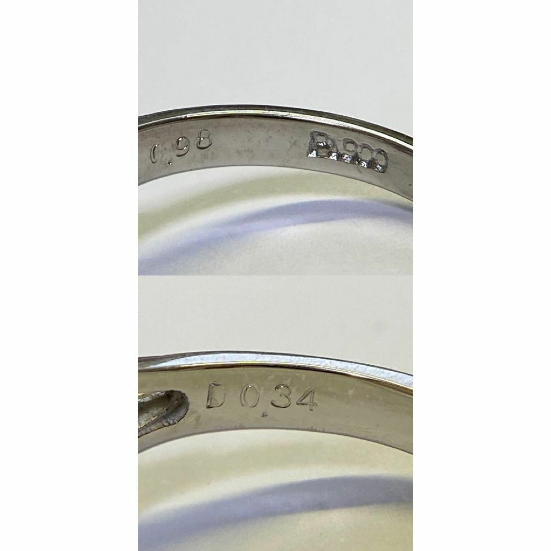 Pt900　天然サファイアリング　S0.98ct　サファイヤ　プラチナ　9月誕生 レディースのアクセサリー(リング(指輪))の商品写真
