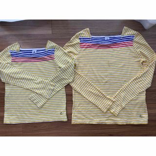 プチバトー(PETIT BATEAU)のプチバトー　PETIT BATEAU 女児　長袖Tシャツ　2枚セット(Tシャツ/カットソー)