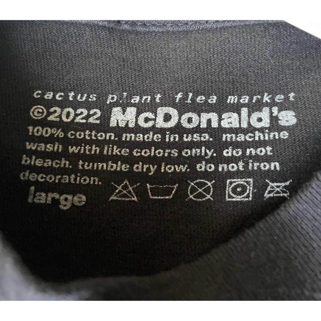 HUMAN MADE(ヒューマンメイド)のCactus×McDonald's  サイズL メンズのトップス(Tシャツ/カットソー(半袖/袖なし))の商品写真