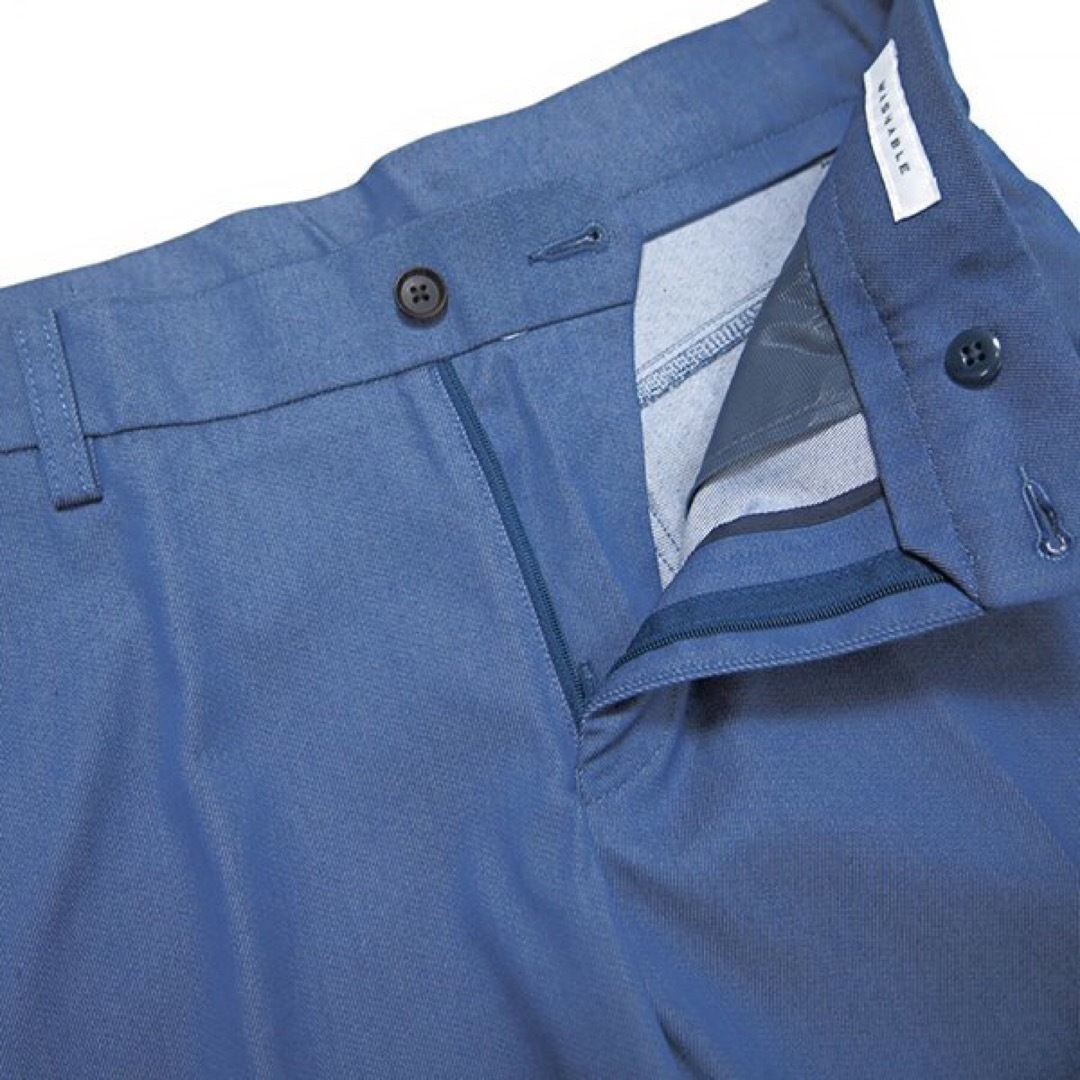 THE SUIT COMPANY(スーツカンパニー)の新品 スーツカンパニー NON IRON ストレッチ コットン パンツ LL 青 メンズのパンツ(チノパン)の商品写真