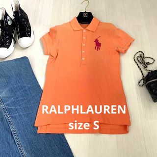 ラルフローレン(Ralph Lauren)のRALPHLAUREN オレンジビックポニーポロシャツ　size s(ポロシャツ)