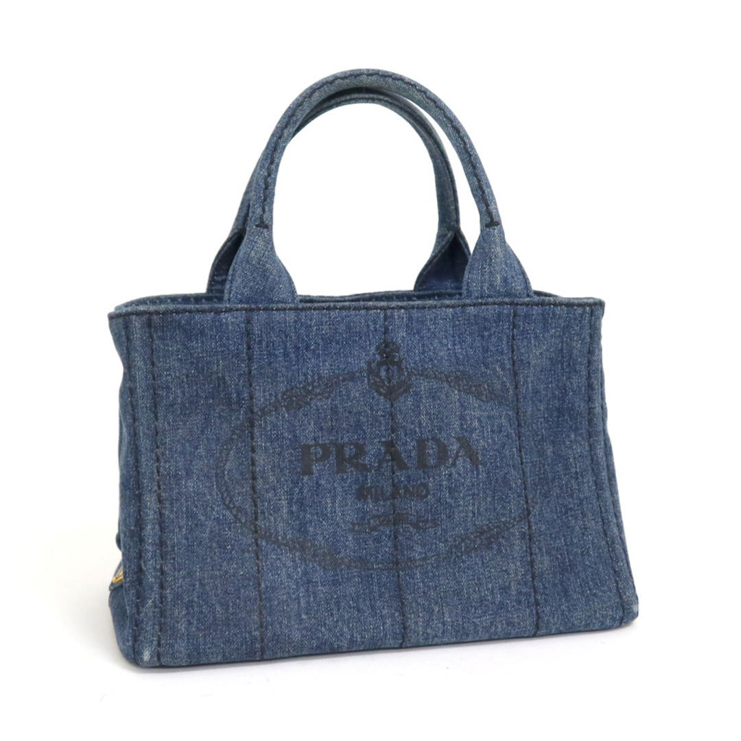 【PRADA】プラダ カナパミニ トートバッグ デニム B2439G/tg1289