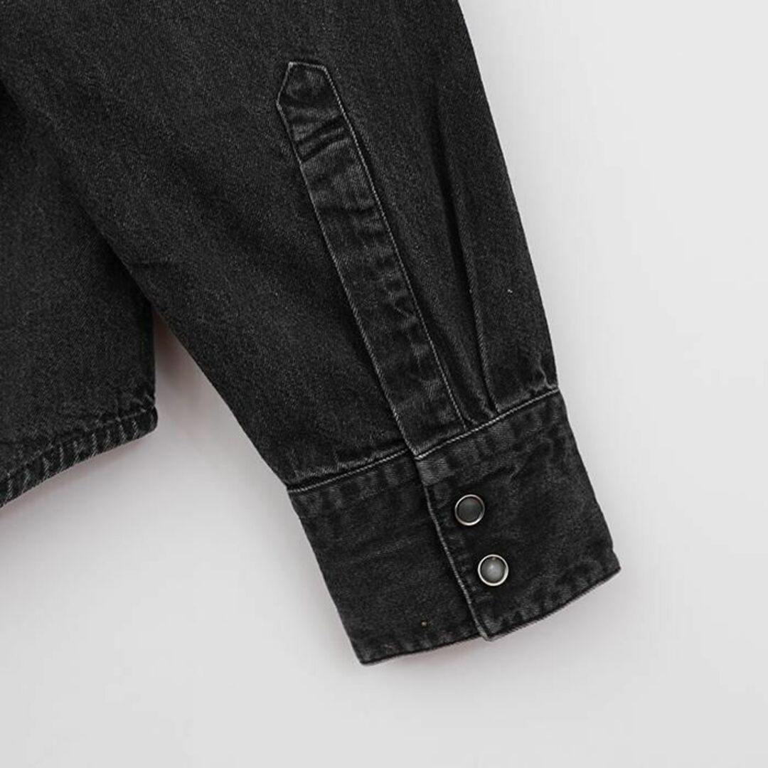 LEVI'S リーバイス Wポケット ブラックデニムシャツ ウエスタン XL 黒