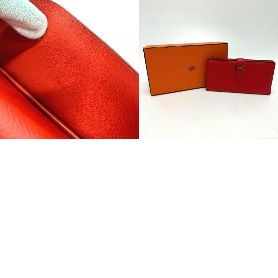エルメス HERMES ベアンスフレ H金具 2つ折り 長財布 エプソン X刻