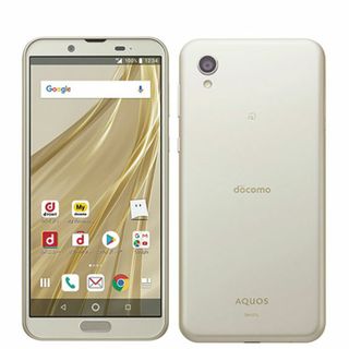 シャープ(SHARP)の【中古】 SH-01L AQUOS sense2 シャンパンゴールド SIMフリー 本体 ドコモ Aランク スマホ ahamo対応 アハモ シャープ  【送料無料】 sh01lgl8mtm(スマートフォン本体)